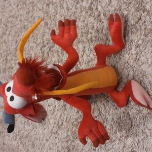 Disney Store Mushu Dragon from Mulan stuffed animal